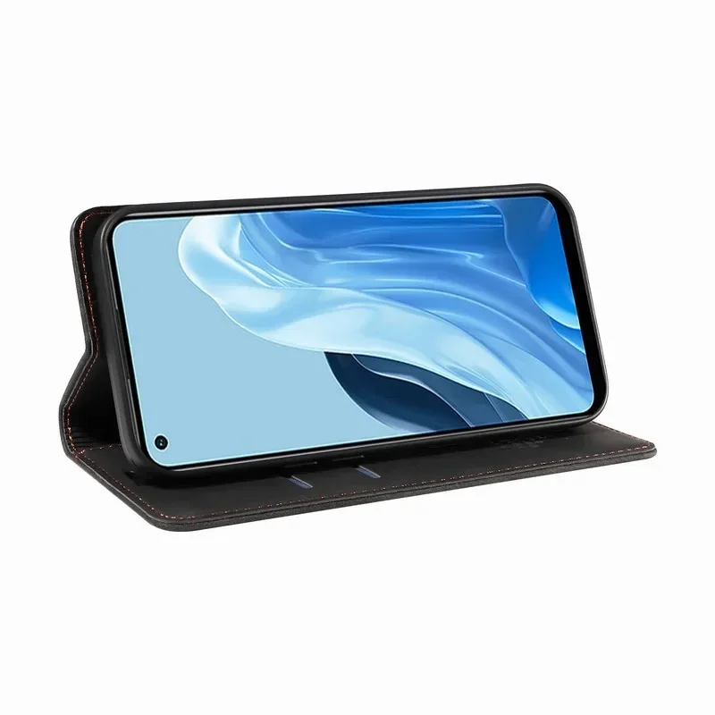 Чехол Leatehr для телефона OPPO Realme C55 C53 чехол-бумажник на C35 V11 C15 C12 C25 C25S 7i 9i Narzo 30A 20 50 N53