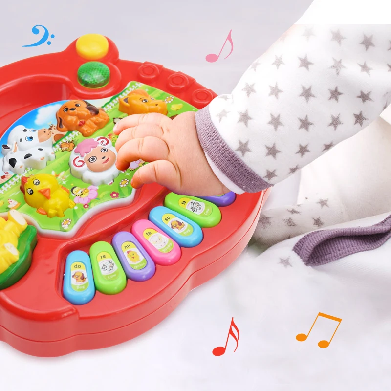 

Музыкальный инструмент, игрушка для детей, животное, ферма, пианино, развивающая музыка, развивающие игрушки для детей, Рождественский и новогодний подарок GYH