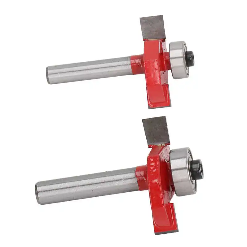 

Т-образная фреза для деревообработки, хвостовик 1/4 дюйма, фреза для деревообработки, регулируемая глубина для прорезания пазов