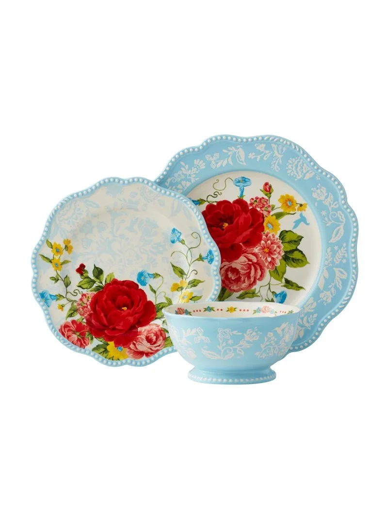 

The Pioneer Woman Sweet Rose 12-Piece Dinnerware Set