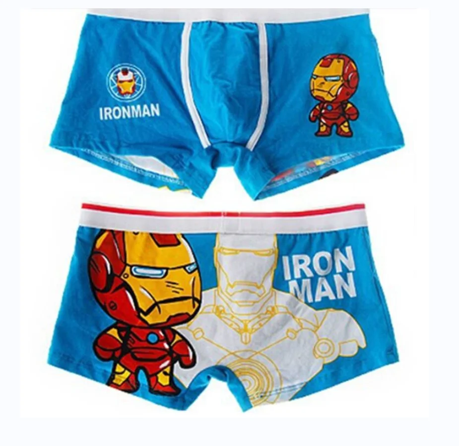 

Iron Man Cosplay Costume Underpants Boxer Shorts Man Cotton Male Panties Breathable Funny Mens Underwear Prop