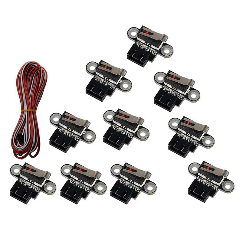

10 Sets Mechanical Limit Module 1M Cable 3D Printer Parts Endstop Limit Switch Horizontal DIY For Motherboard Ramps 1.4