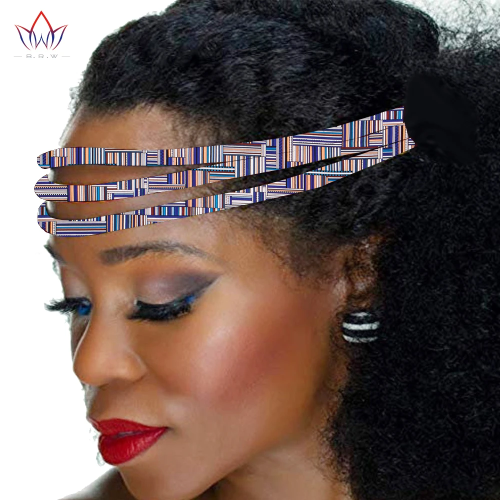 2023 African New Vintage Ankara Handmade Headwear African Kent Women Custom Multicolor Accessories WYB599 images - 6
