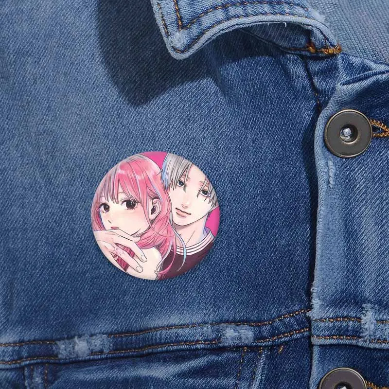 Фото New Anime Character Itsuomi Nagi Yuki Itose Oushi Shin Badge A Sign of Affection Cosplay Brooch Pins Bag Clothing Accessories №2