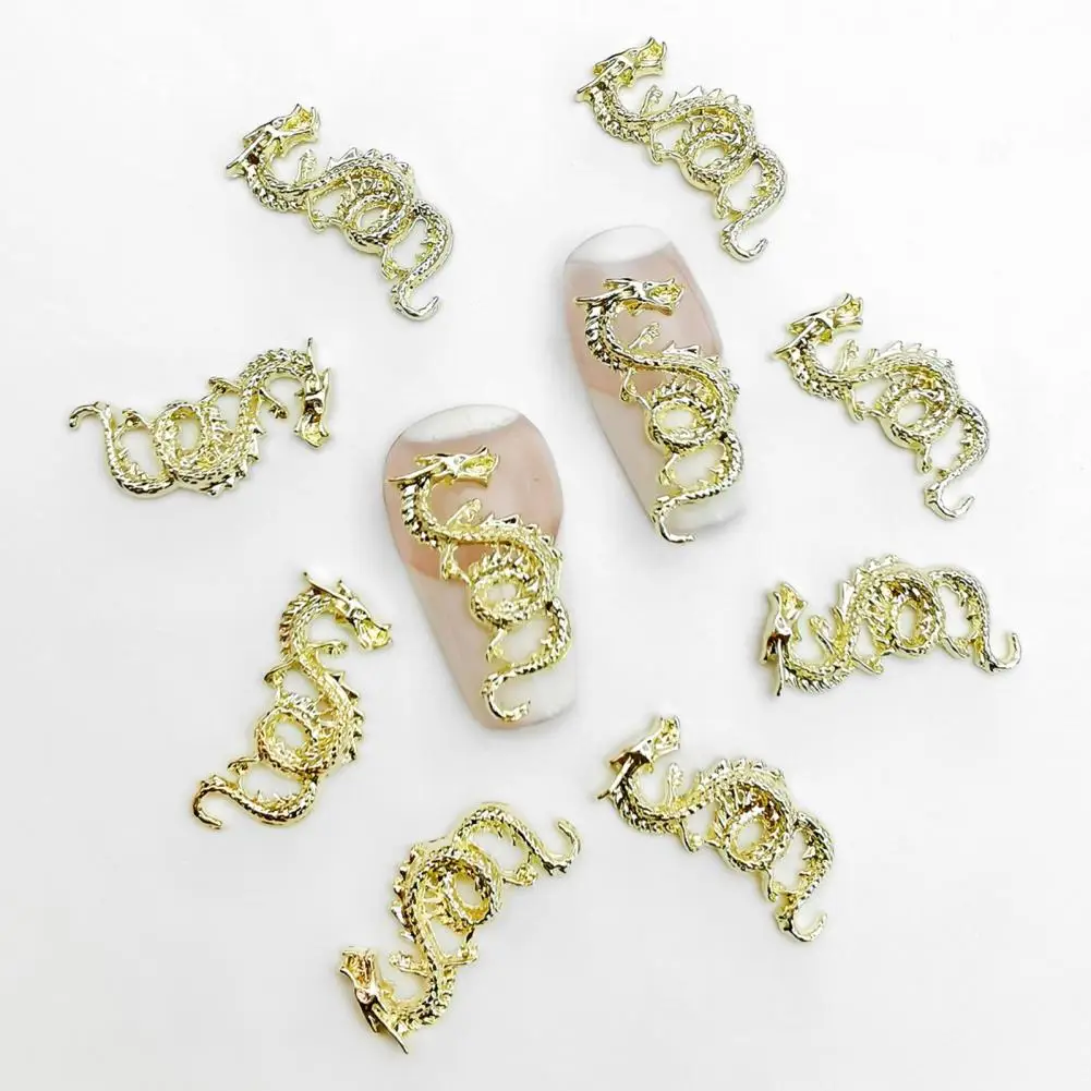 Дракон Дизайн ногтей ювелирные изделия Высокое качество металлический дизайн