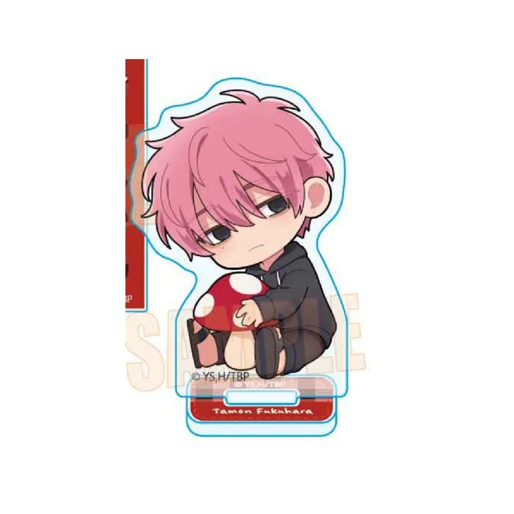 Фото Новая акриловая подставка-брелок Tamon's B-Side Tamon-kun Hug Ver 10CM, двусторонняя, 2026, аниме-серия, Фукухара Тамон, подарок для фанатов №2