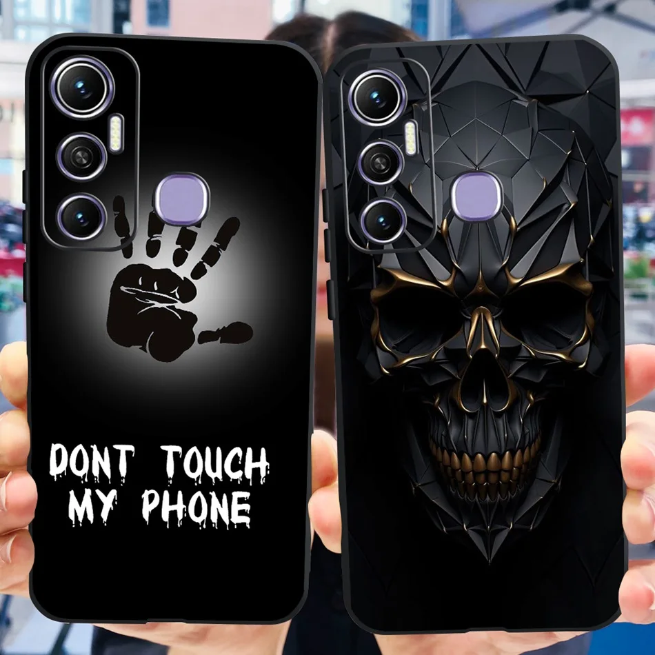 Мягкая черная силиконовая задняя крышка из ТПУ для Infinix Hot 11 X662 X662B X689F с