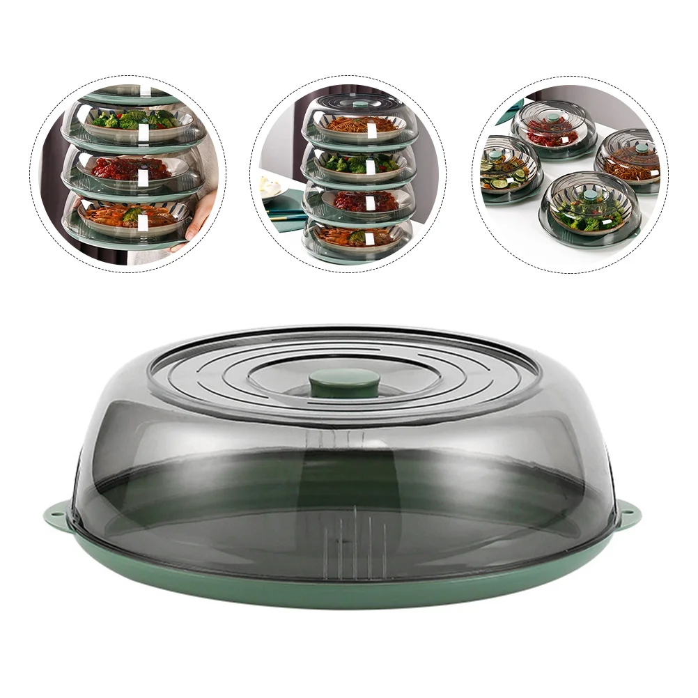 

Covermicrowave Splatter Kitchen Plate Covers Domecake Protectors Insect Meal Prevention Anti Gadget Glasstable Dinner Plates