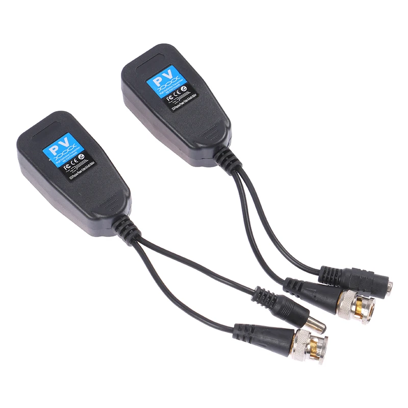 

1Pair Video HD Connector Balun Transceiver For Cctv Security Surveillance Balun