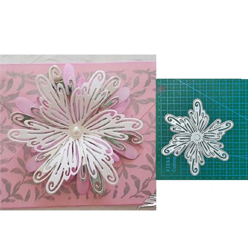 

Flower Garland Cutting Dies For DIY Scrapbooking Album Decorative Crafts Blade Punch Embossing Paper Cards Making Stencils