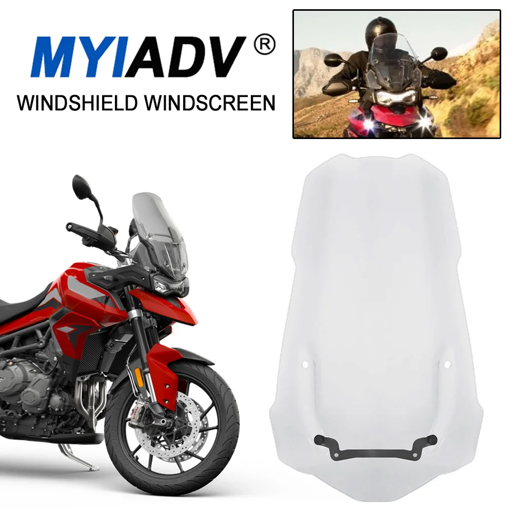 Enlarge Motorcycle Windshield For TIGER 900 GT RPO / GT LOW TIGER900 RALLY 2020 2021 Windscreen Wind Deflector Shield Screen Visor Glass