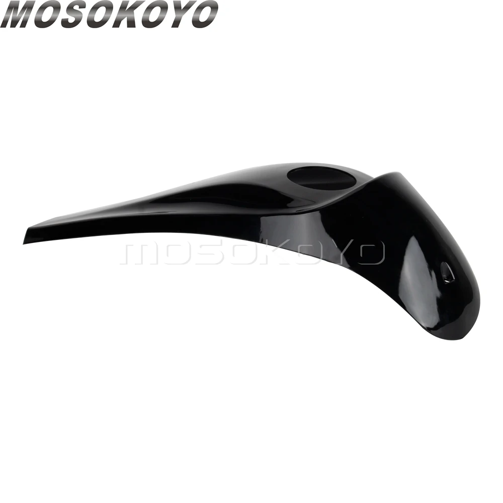 Черная гладкая крышка топливной консоли мотоцикла и крышки бензобака для Harley