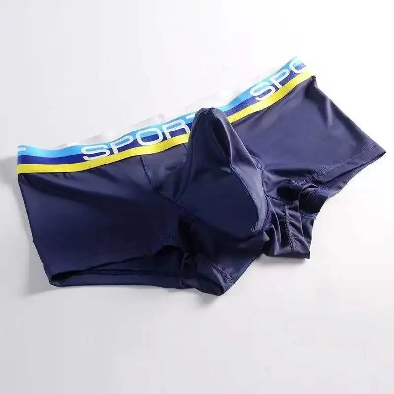 

Underwear Sexy for boy for men boxers Elephant nose Underpants Male Panties Breathbale Summer ice silk U Convex Pouch sexi gay