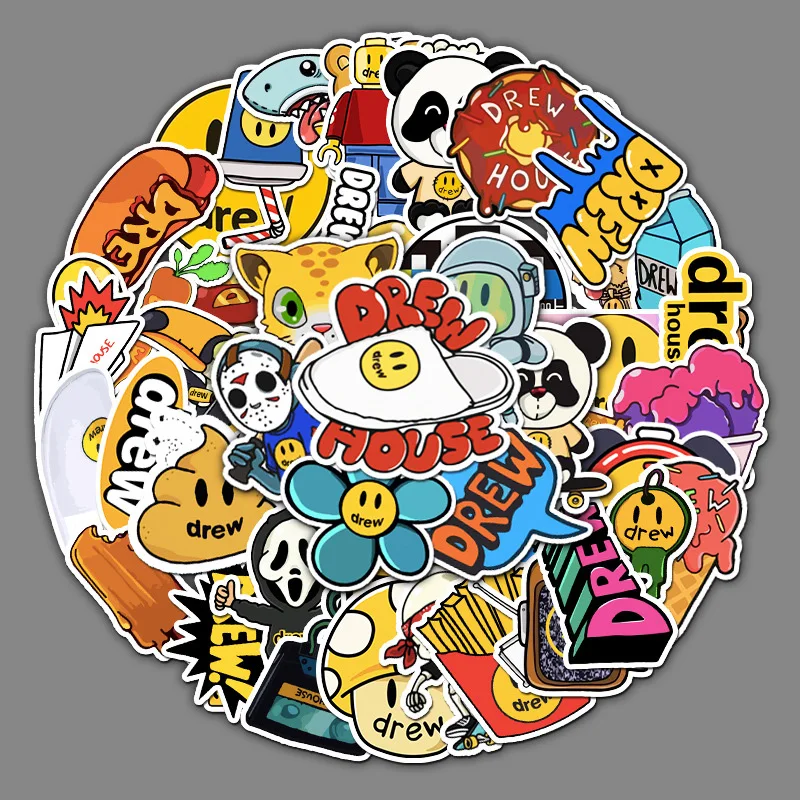 

50 шт., Детские Водонепроницаемые наклейки с принтом из мультфильма «Marvel»