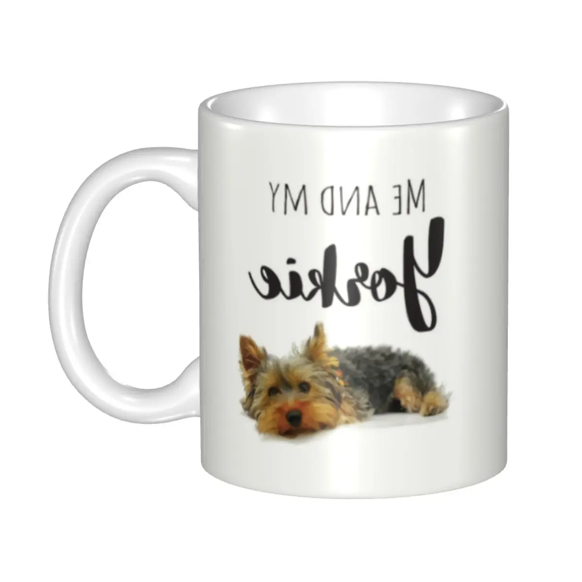 

Кружка «Me And My Yorkie», персонализированная керамическая кофейная кружка с изображением йоркширского терьера и собаки, креативный подарок для ...