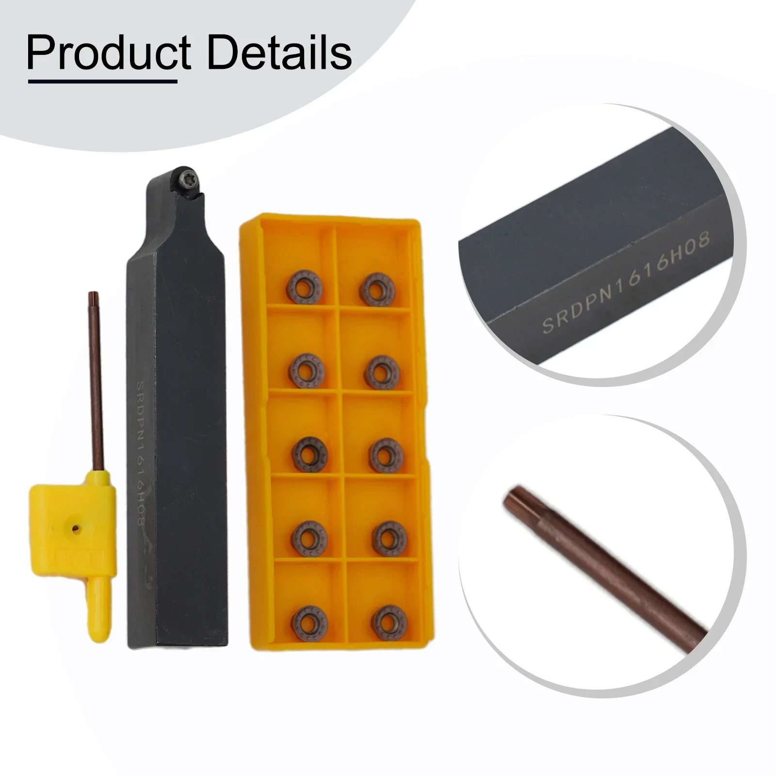 Комплексный комплект фрезерных держателей хвостовика SRDPN1616H08 16 мм и