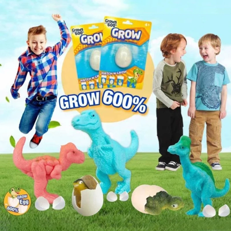 

1pc Dinosaur Eggs Hatching Dinosaur Egg Animal Breeding Educational Toys For Children Kids Gifts Randomly Sent