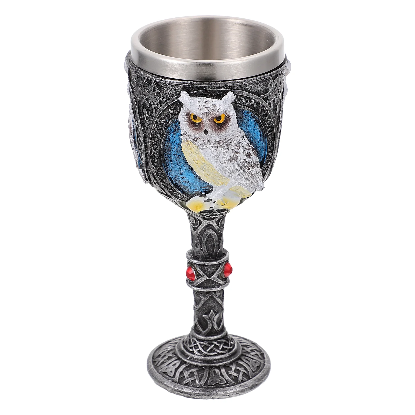 

Drink Cup Goblet Banquet Stainless Steel Drinking Glasses Vintage Creative Chalice