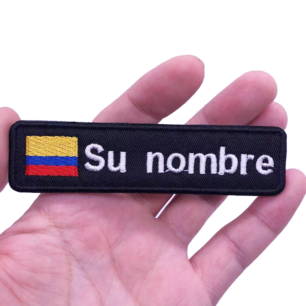 10 х2 5 см Φ наклейка с именем Колумбии на заказ значок полосками застежке | Дом и