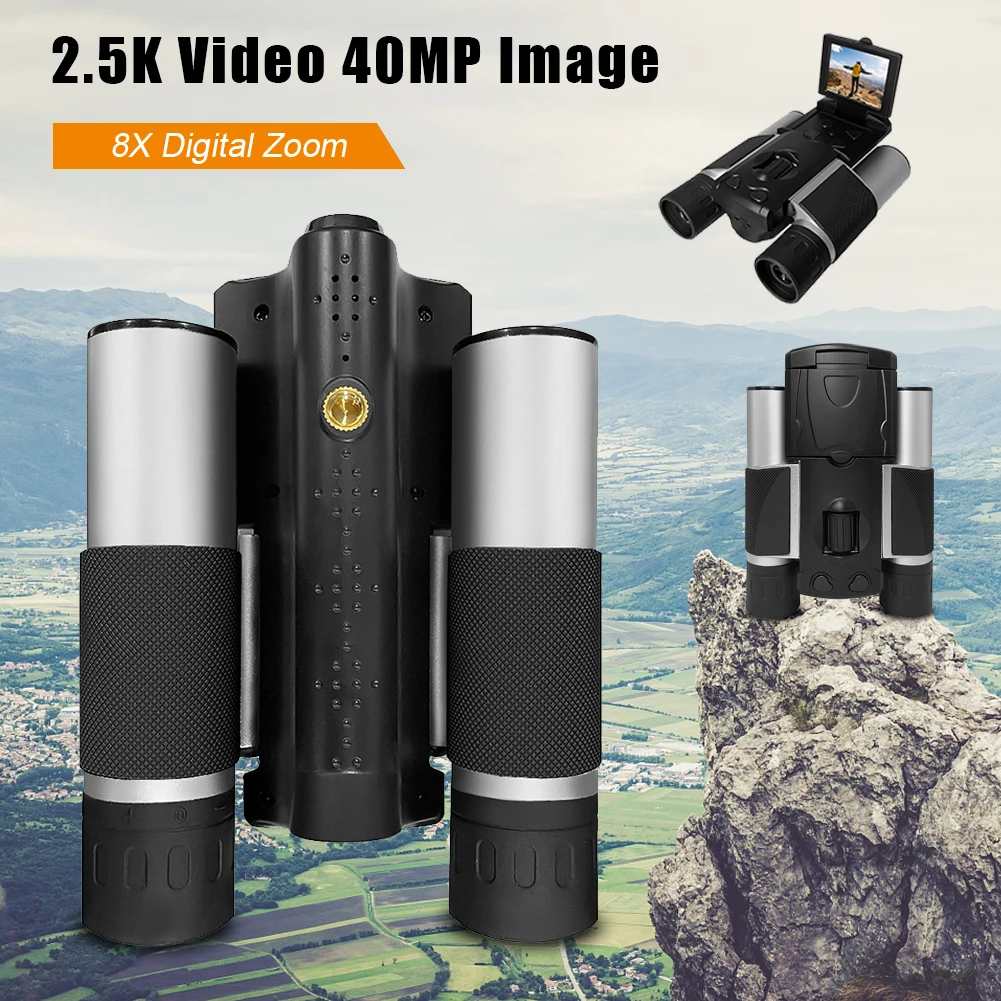 

HD мощный бинокль с экраном видеорегистратор телескоп с зумом 12X цифровой телескоп 1000 м для путешествий кемпинга рыбалки пешего туризма