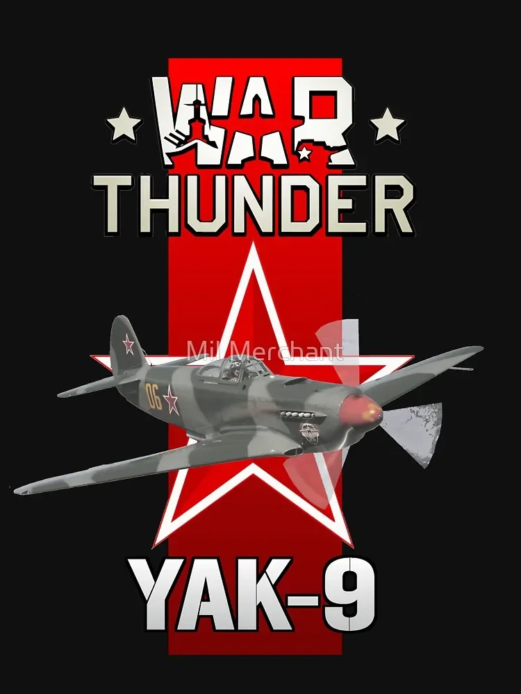 Новая модная футболка Yakovlev Yak-9 Russian World War II Fighter Aircraft Thunder