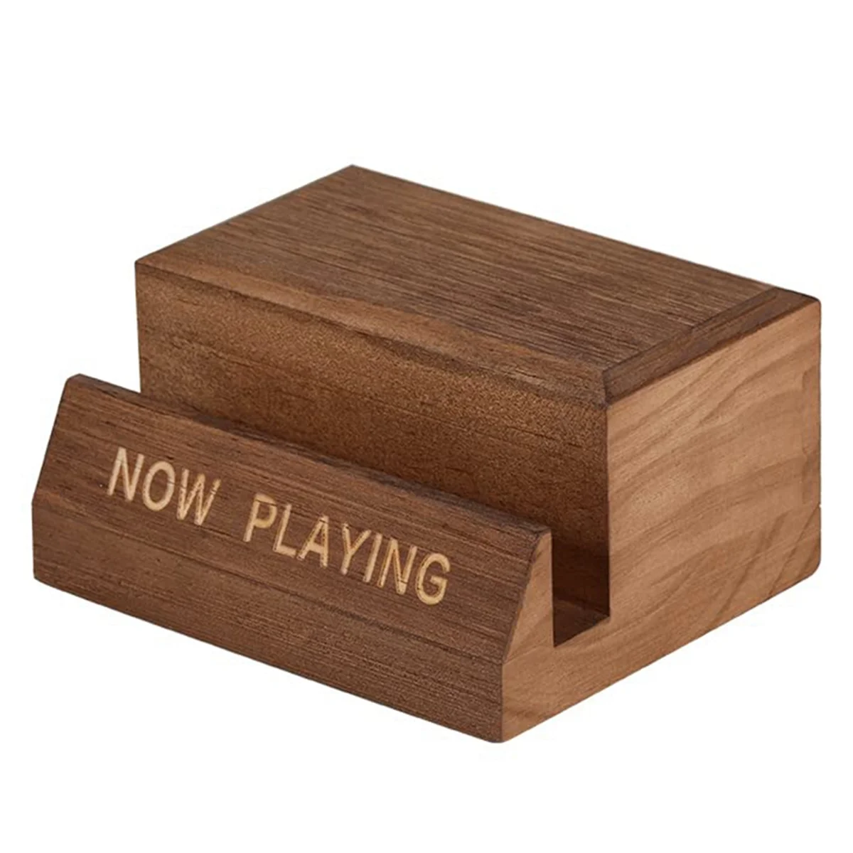 Деревянный держатель виниловой пластины Подставка для дисплея - Настольный