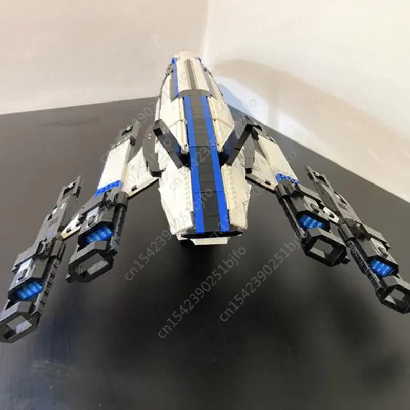 Moc Game Massc Effection SSV Нормандия SR-2 MOC- 118415 Основный корабль космический строительные