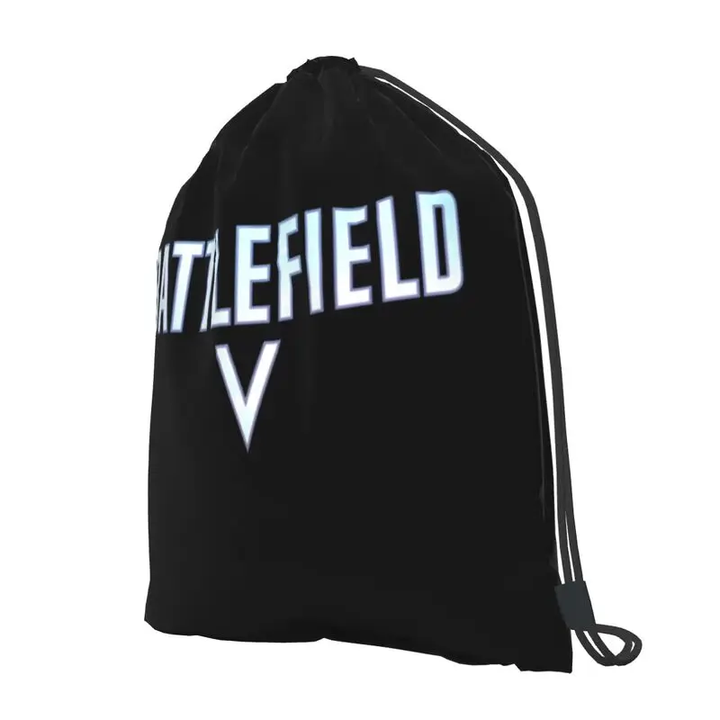 Спортивный рюкзак на шнурке с художественным принтом логотипом игрока поле боя V