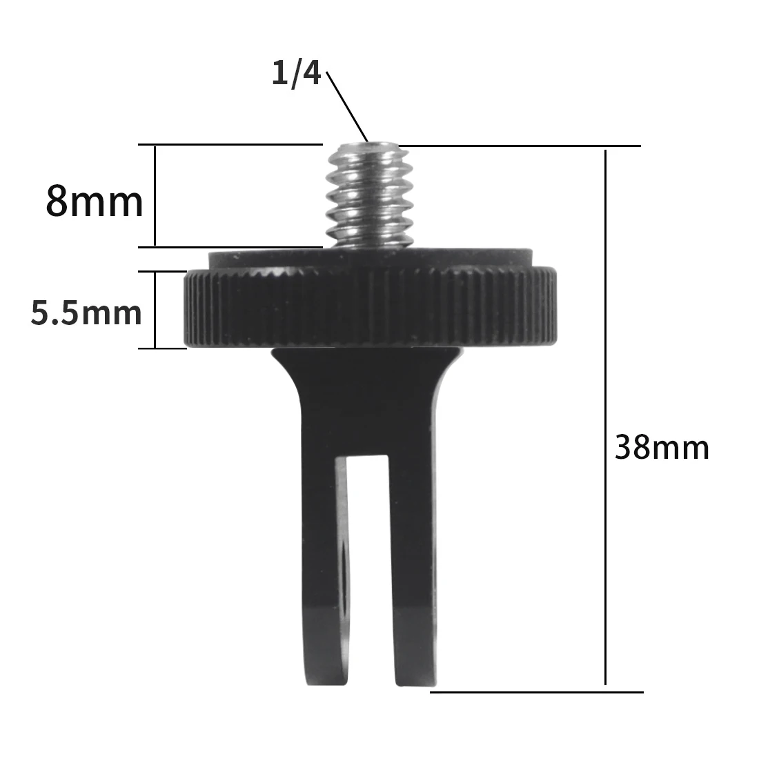 Универсальный поворотный на 360 дюйма мини-адаптер для штатива экшн-камеры Gopro Hero 10