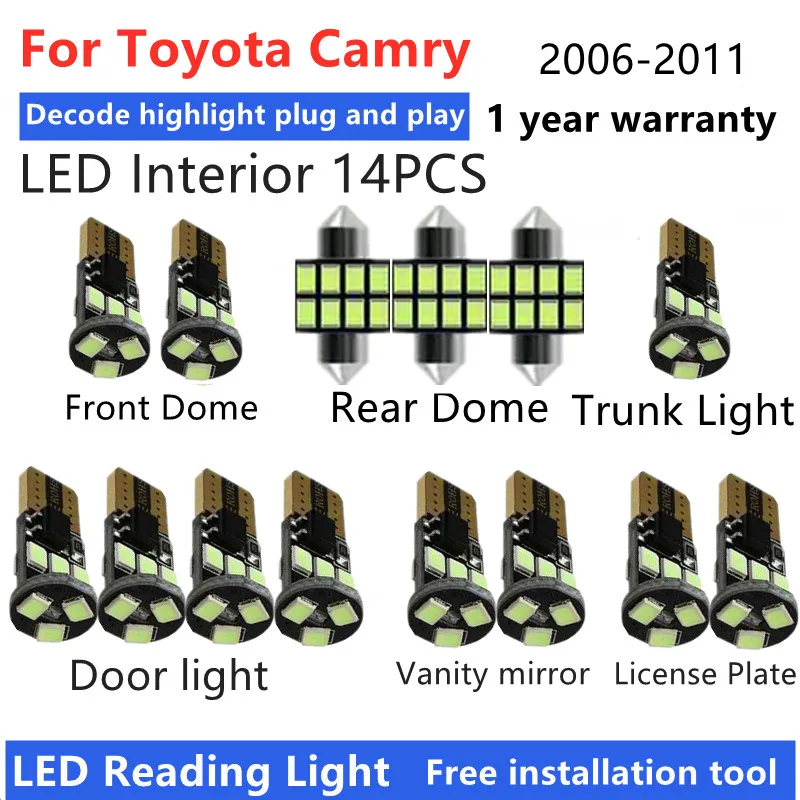 Лампа для Toyota Camry XV40 2006 2007 2008 2009 2010