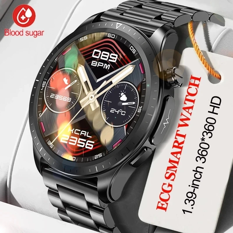 

Смарт-часы с функцией измерения уровня сахара в крови и пульса