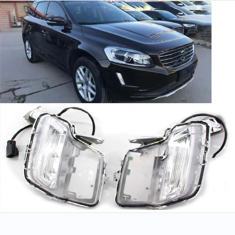

LED Front Bumper Foglight Fog lights for Volvo XC60 2014 2015 2016 2017 2018