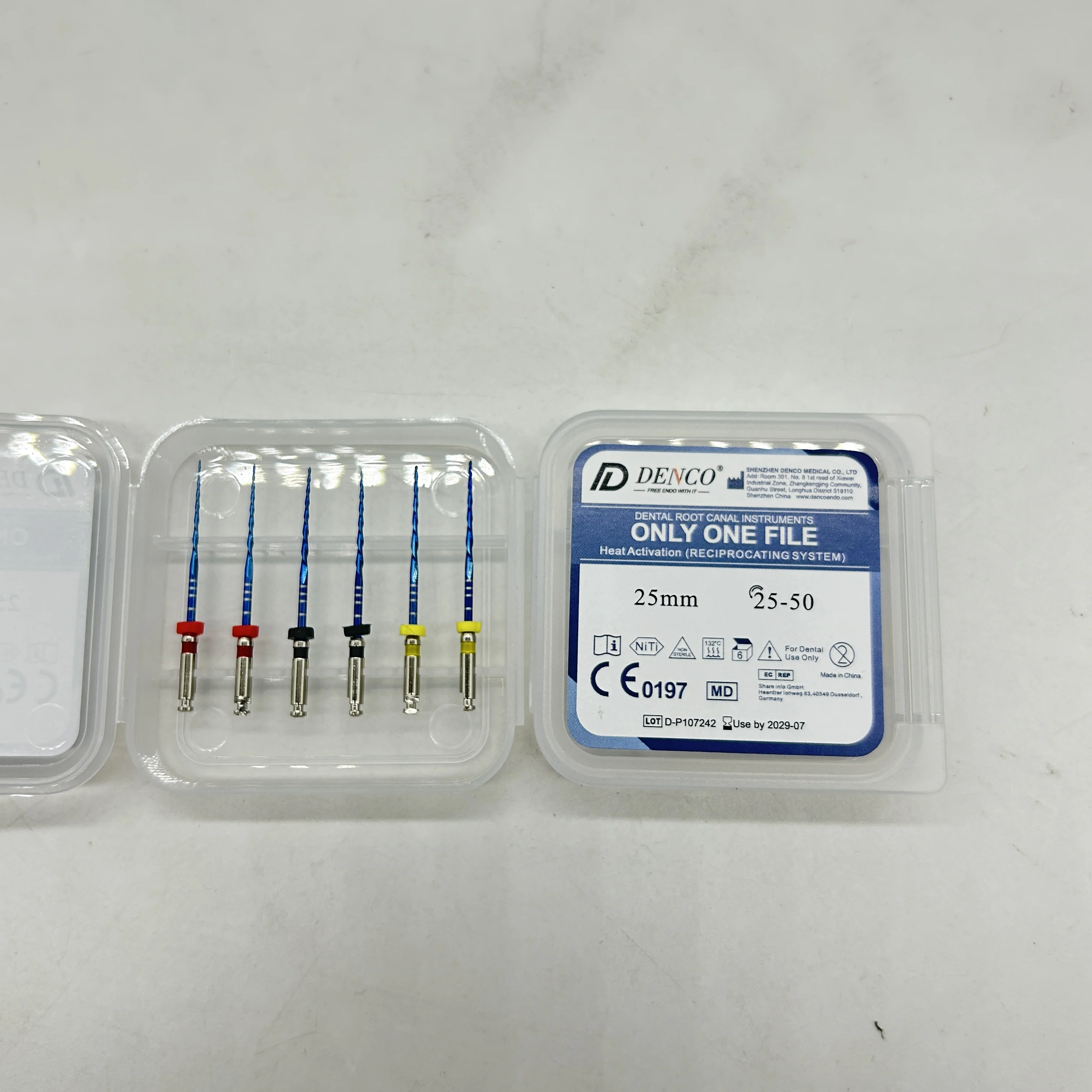 Denco стоматологический корневой канал только один файл тепловая активация