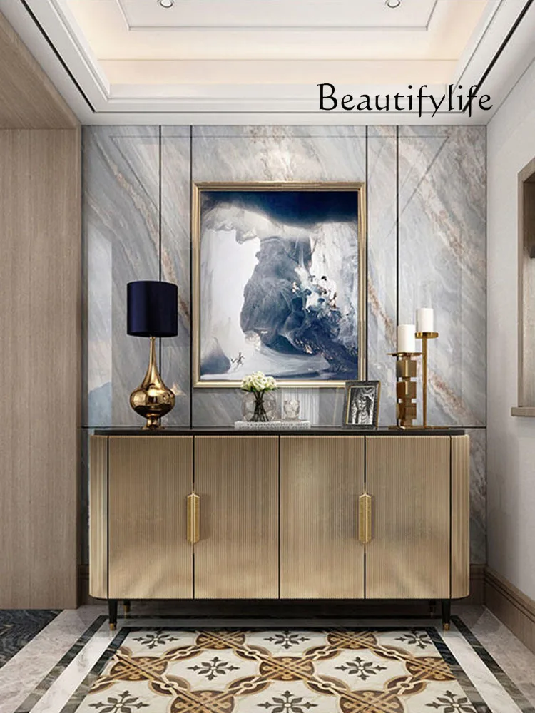 Итальянский современный роскошный вход простой домашний шкаф для обуви