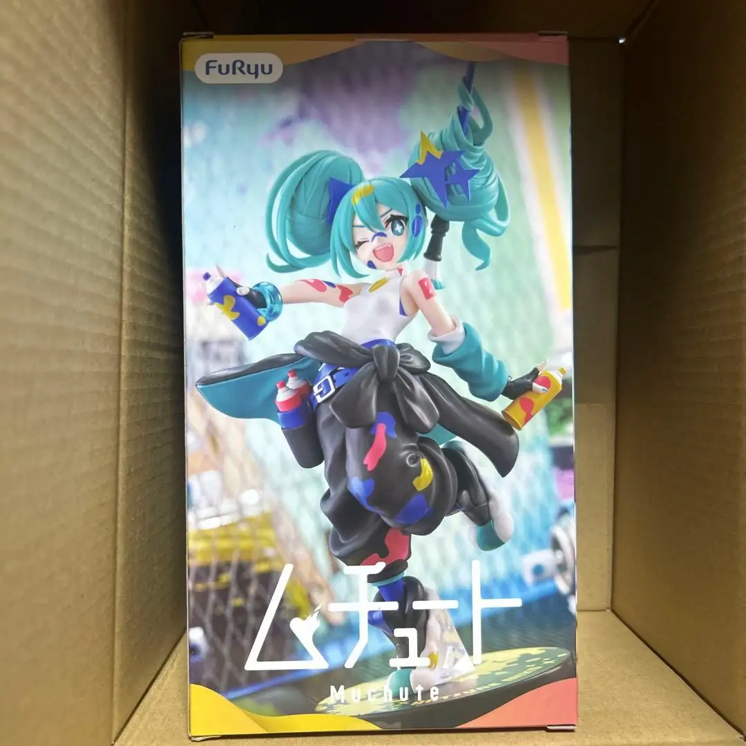 Фото FuRyu Trio-Try-iT Hatsune Miku ~Painting Girl~ Another Color Ver. Коллекционная фигурка аниме-персонажа из ПВХ, 23 см №4