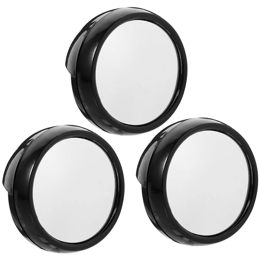 

3 Pcs Computer Mirror Laptop Accessories Mini Magnifier See You High Strength Work Desk Office Cubicle