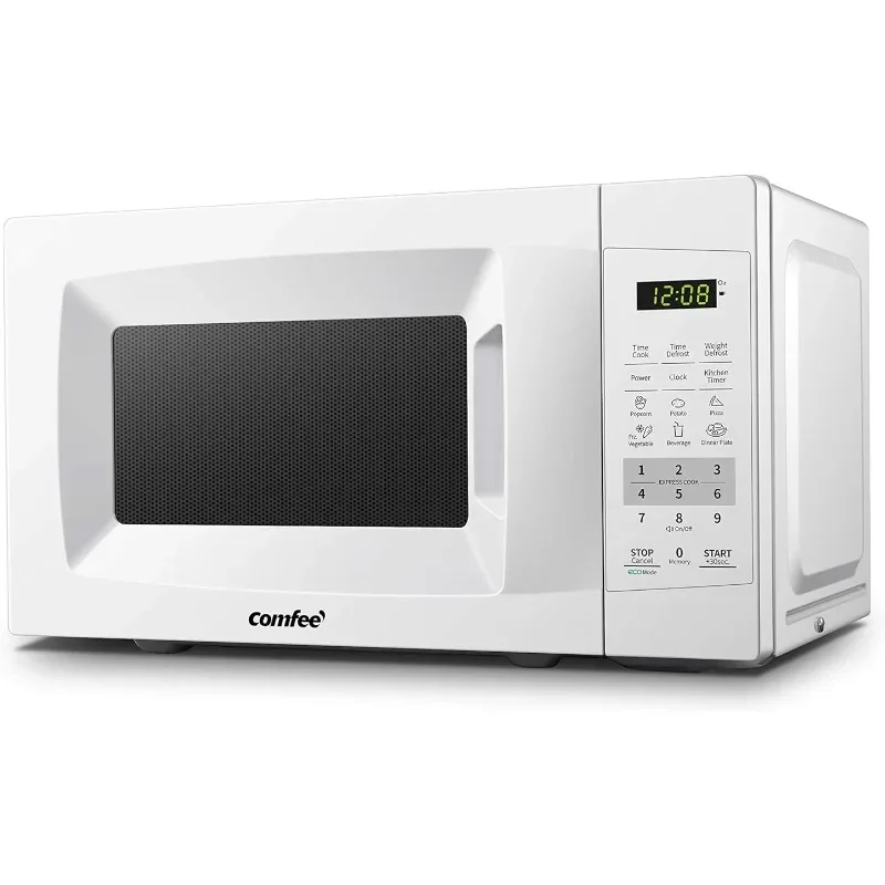 

EM720CPL-PM Countertop Microwave Oven with Sound On/Off, ECO Mode and Easy One-Touch Buttons, 0.7 Cu Ft/700W, Pearl White