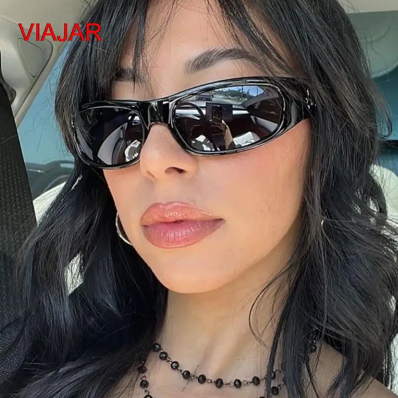 

2000'S Sunglasses For Women Men Trends New Y2k Sunglasses Sports Ride Cycling Goggle Glasses Eyewear Shades UV400 Oculos