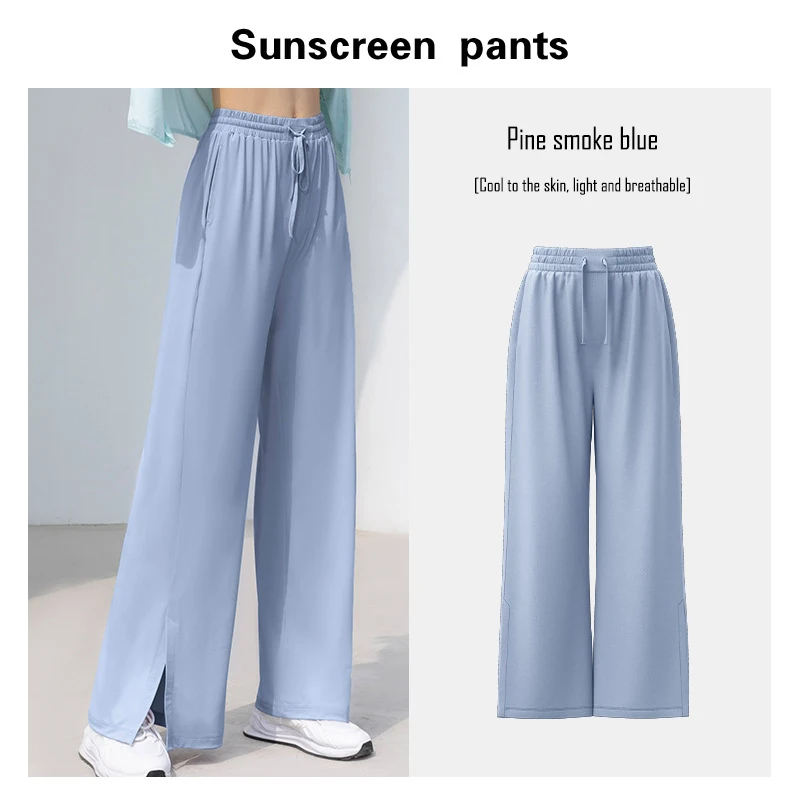 Брюки для йоги и спортзала PINGNIAO быстросохнущие свободные брюки с высокой талией