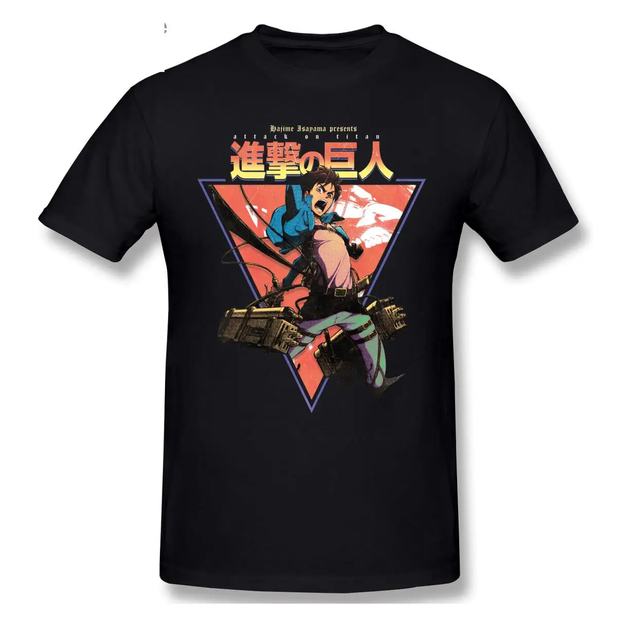 

Shingeki No Kyojin Cool And Funny Short Sleeve Casual Men Fashion O-neck 100% Cotton T-Shirts Tee Top