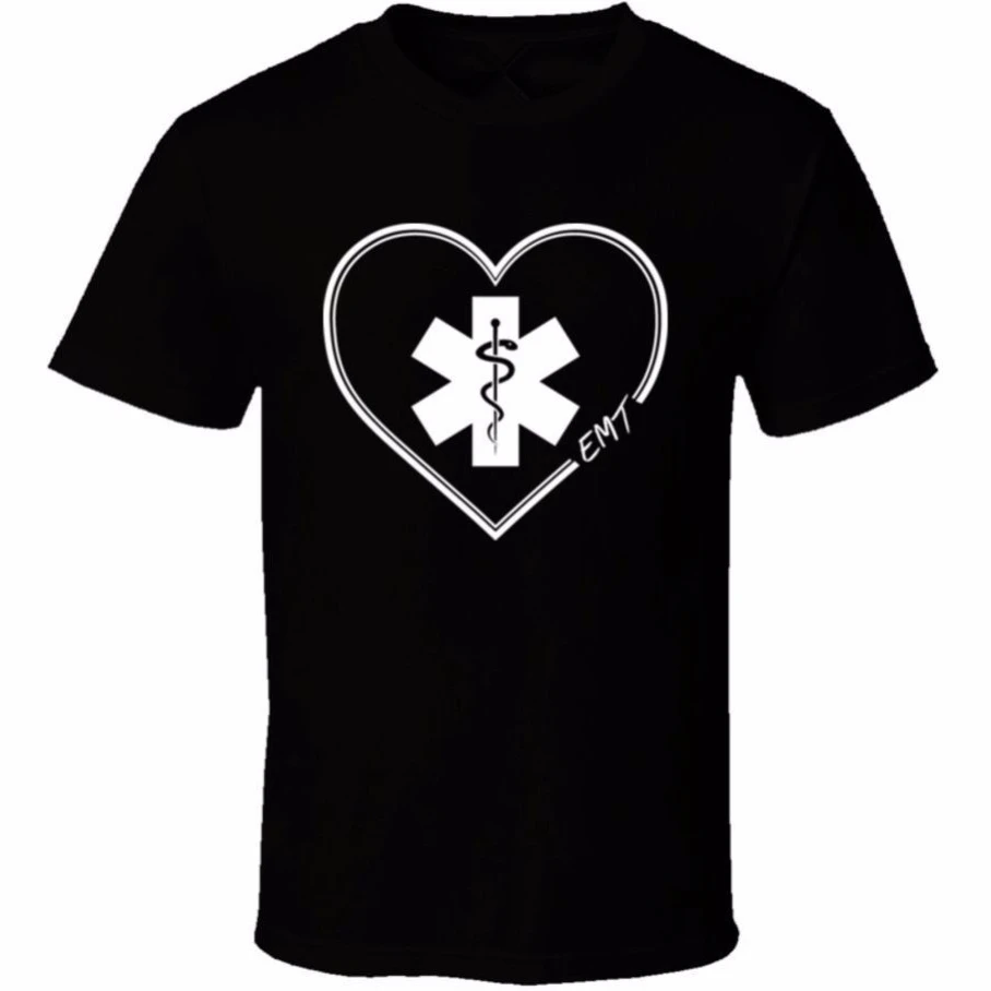 

Unique Design Star of Life Nurse EMT Paramedic Mens T-Shirt. Summer Cotton Short Sleeve O-Neck Unisex T Shirt New S-3XL