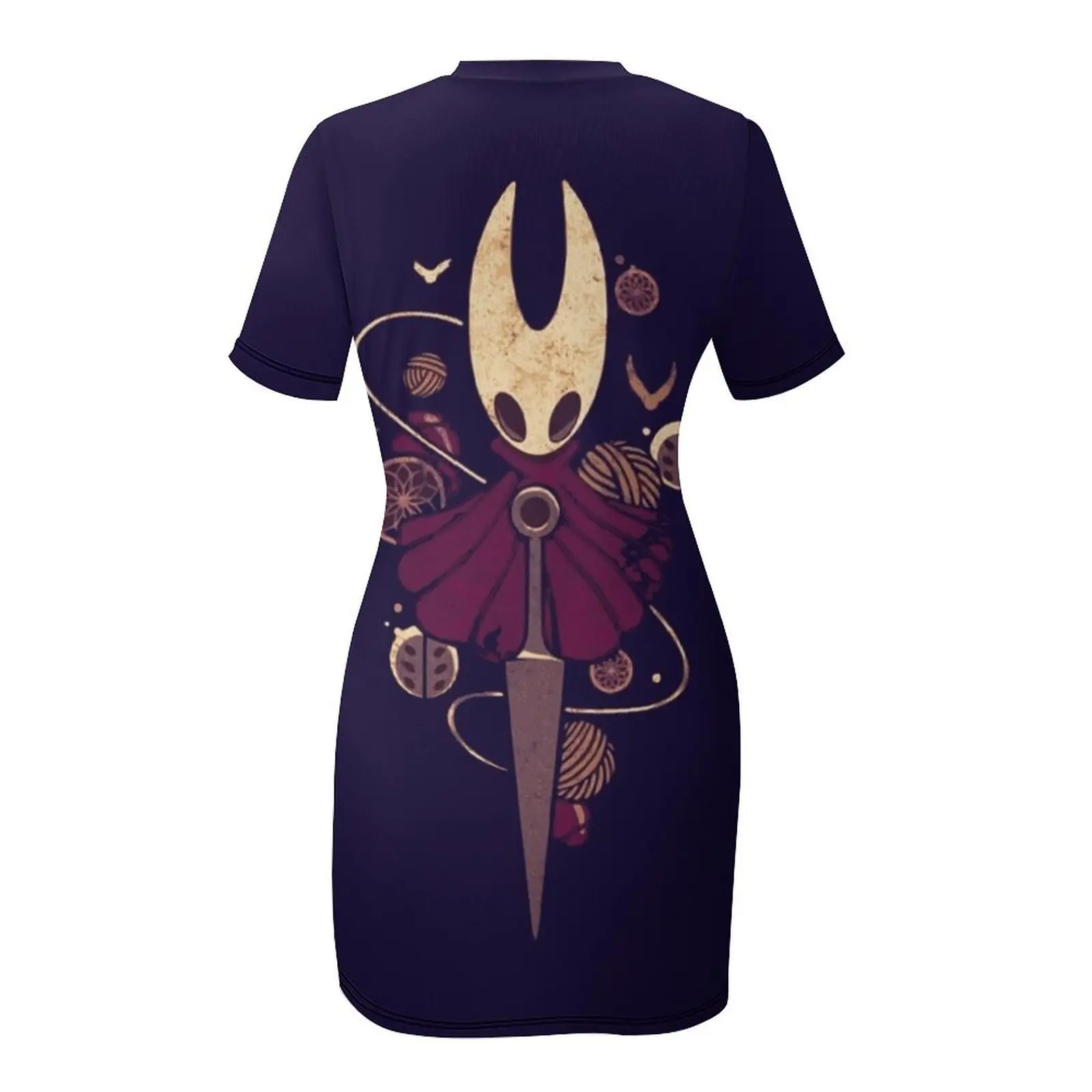 Silksong Hollow Knight Hornet Bug платье с короткими рукавами для видеоигр роскошное женское