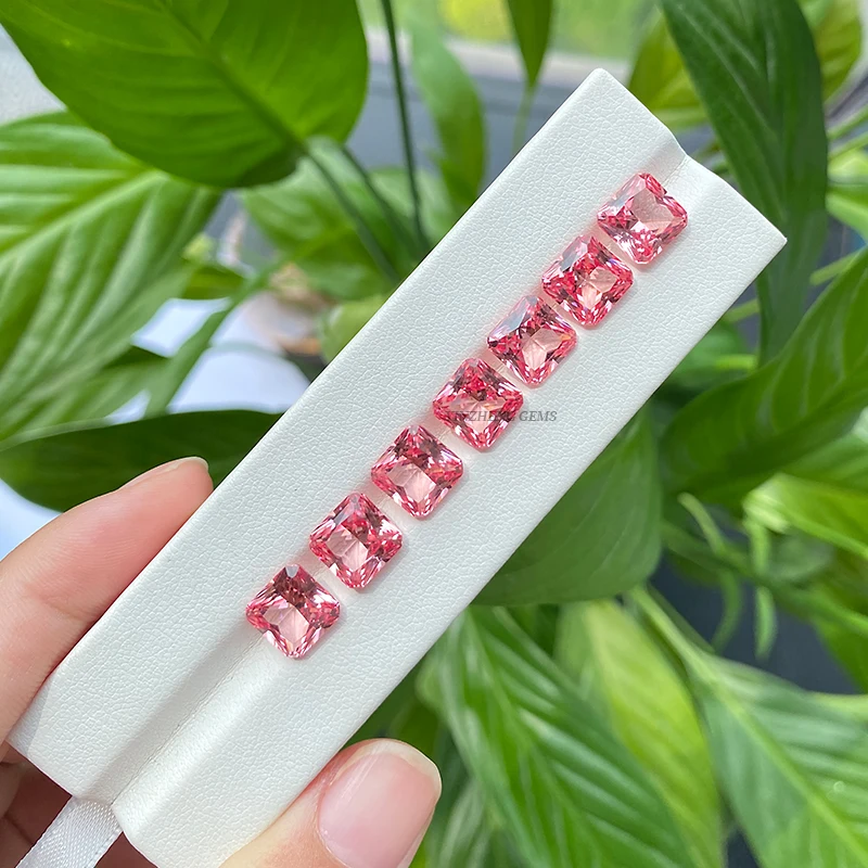 Оптовая продажа розовый сапфировый камень для изготовления ювелирных изделий