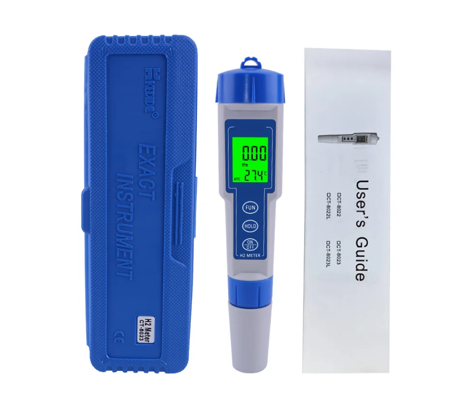 

High quality Hydrogen-rich Digital Water Quality Testing Pen H2 Hydrogen Generators Meter