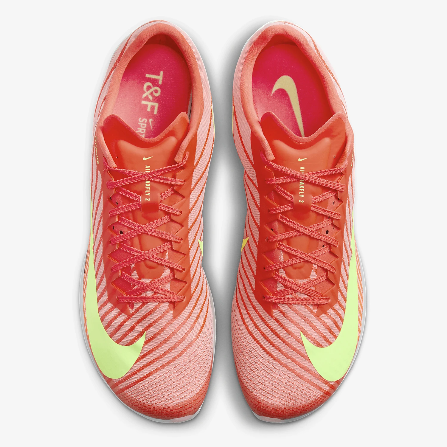 Фото Официальные мужские и женские тренировочные низкие кеды Nike Maxfly 2, мягкие легкоатлетические туфли с гвоздями FD8395-600 №4