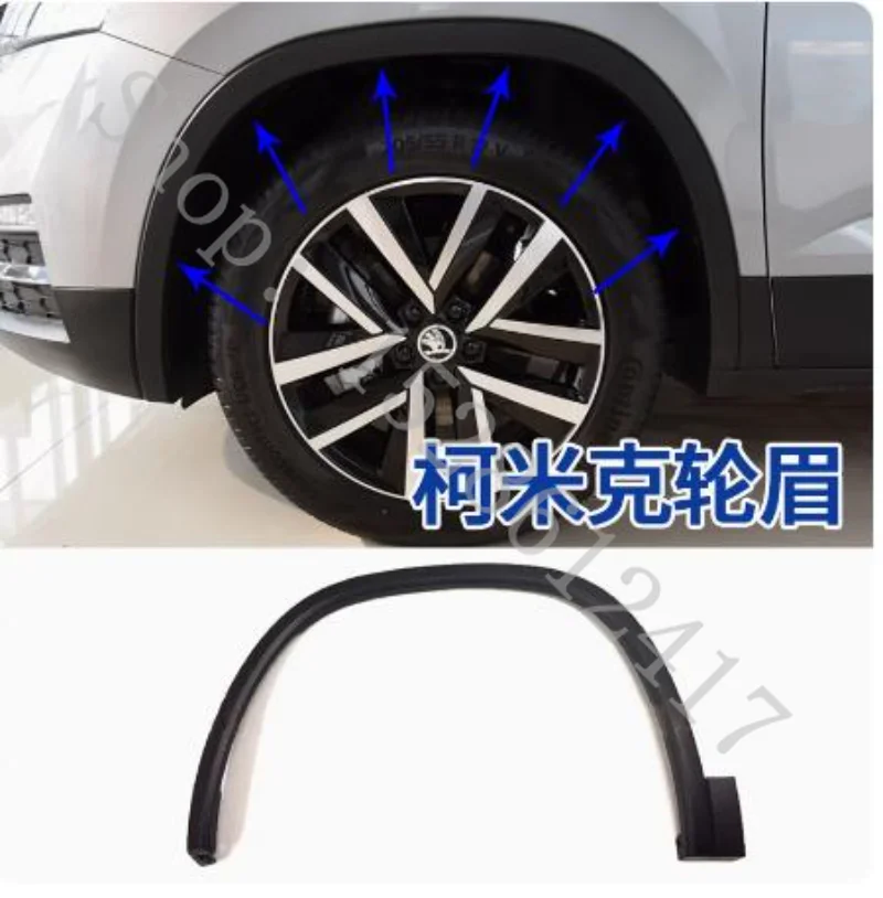 

Car Styling Accessories ABS Car Wheel Fender flares Wheel Extension Wheel Arches Plastic trim for Skoda KAMIQ 2018 2019 -2021