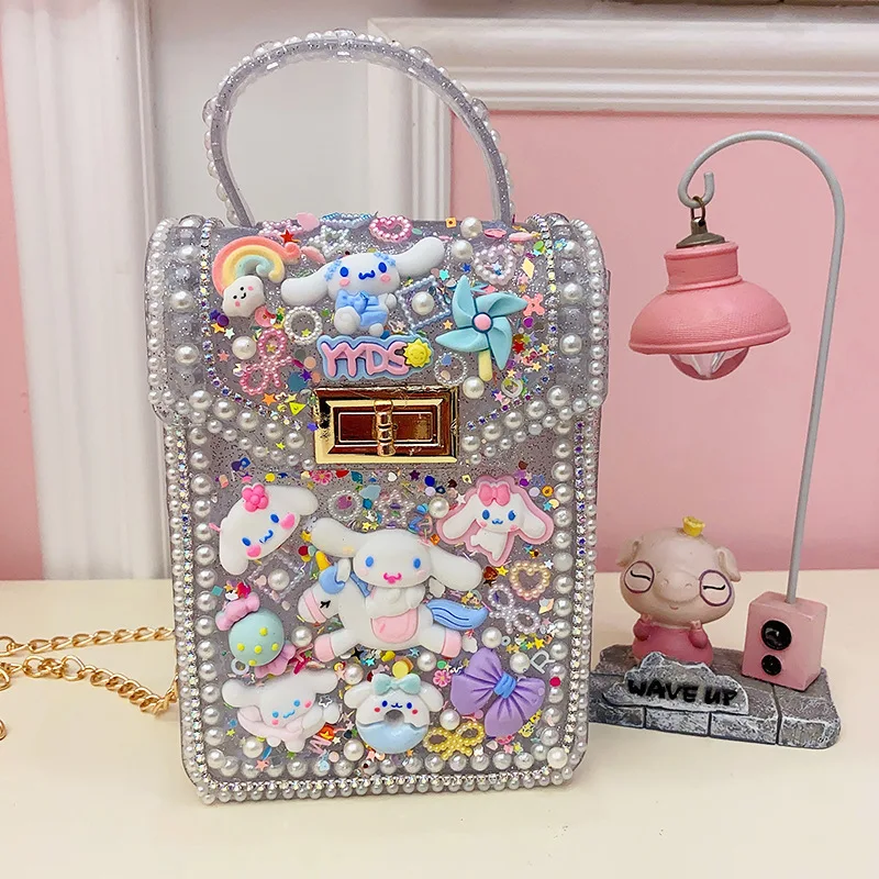 Children's Bags Handmade Materials Package Paste Small Jewelry DIY Cream Jelly Carry Bag Crossbody Bag Backpack Birthday Gifts