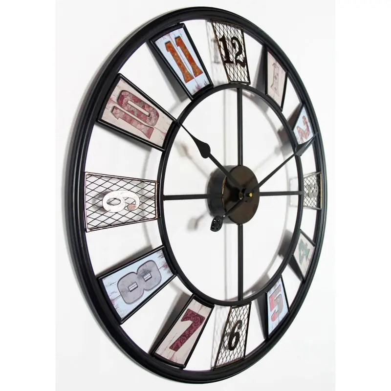 

with Numbers Replacement 《Beautiful, Modern Farmhouse 24” Analog Wall Clock with Numbers and Replacement》