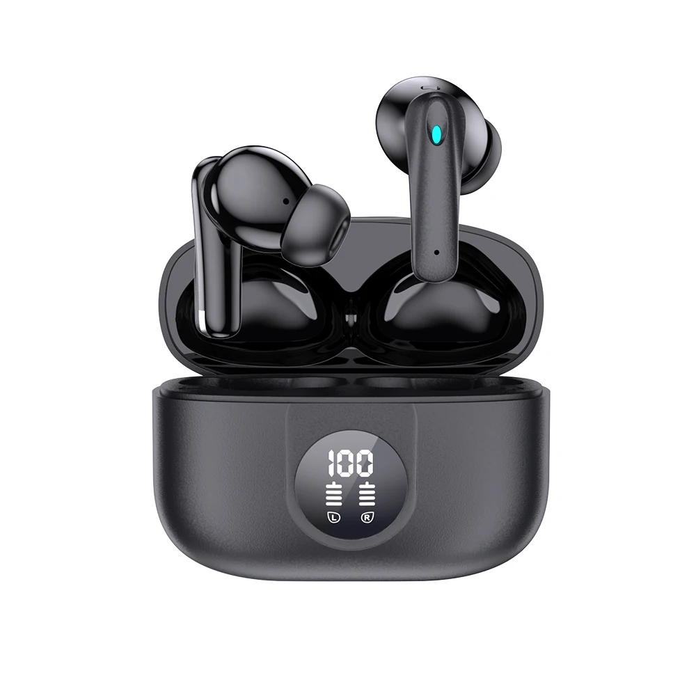 

DOCK ME P91 ANC Wireless Earphone 40dB Noise Cancelling Bluetooth 5.3 Headphone 6 Mic ENC HD Call TWS Earbuds Transparency Mode