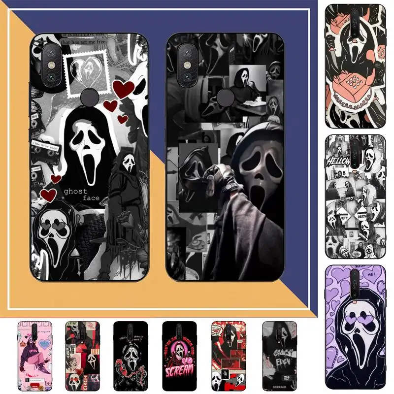 

Ghostface horror Scream art pattern Phone Case for Redmi Note 8 7 9 4 6 pro max T X 5A 3 10 lite pro